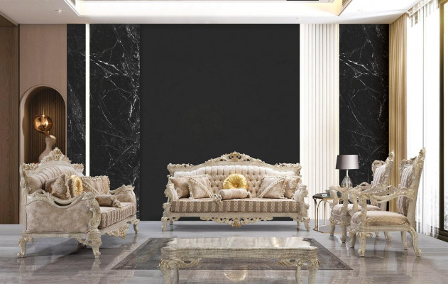 Sofagarnitur Sofa Couch Sofas Couchen Klassische Möbel 5tlg. Garnitur Möbel