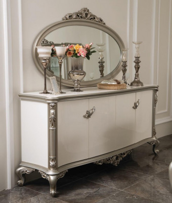 Luxus Kommode Spiegel Gruppe Holz Konsole Sideboard Schubladen Konsolen