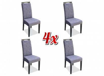 Küche Ess Gruppe Set Stuhl Garnitur Sitz Polster Holz 4x Stühle Lehn Stühle