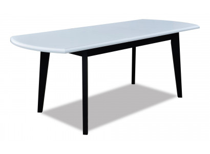 Tische Design Tisch Holztisch Esszimmer Luxus Möbel Weiss Schwarz 80x160/200 cm