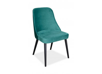Esszimmer Stühle Stoff Stuhl Sitz Polster Holzstuhl Grün Holz Modern Neu