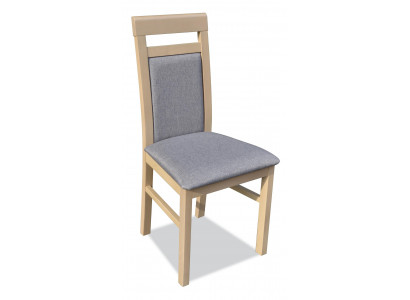 Esszimmer 1 x Lehnstuhl Sessel Garnitur Esszimmerstuhl Holz Polster Sitzpolster