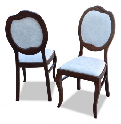 4x Stuhl Set Echtes Holz Polster Sitz Esszimmer Garnitur Esszimmer Stühle