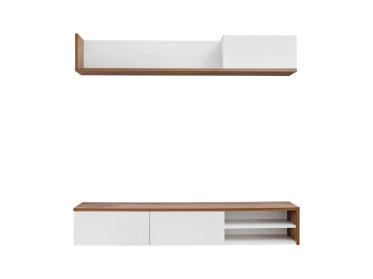 Wohnwand Wandregal Moderne Design TV-Ständer Wohnzimmer Einrichtung Neu