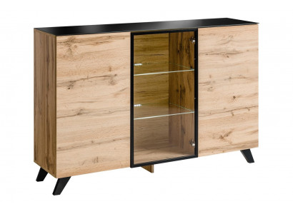 Kommode Holz Design Modernes Sideboard Wohnzimmer Einrichtung Neu