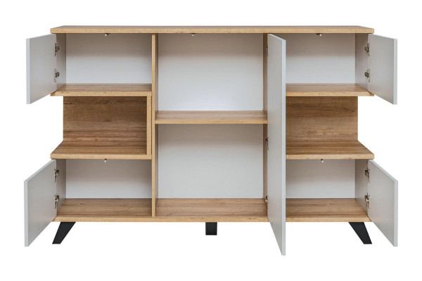 Modern Weiß Kommode Wohnzimmer Neu Luxus Designer Sideboard Möbel Holz