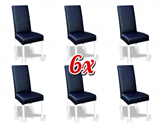 Garnitur 6x Lehnstuhl Stühle Gruppen Stuhlgruppe Komplette Garnitur Esszimmer