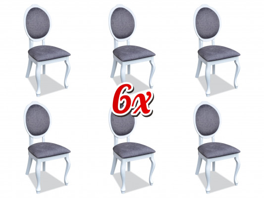 Esszimmer Stuhl Set Garnitur Lehn Stühle Komplett Gruppe Wohnzimmer 6x Stück Neu
