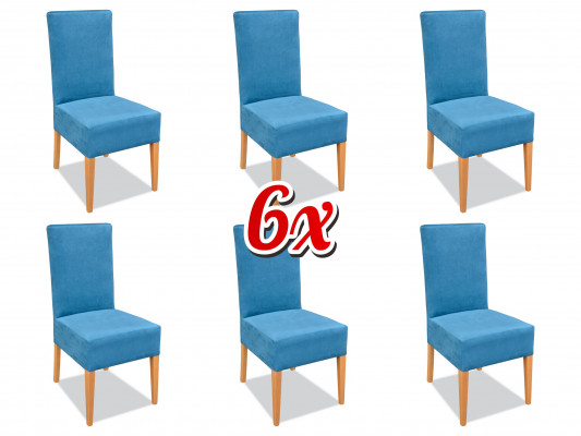 Design Polster Leder Textil Ess Wohn Zimmer 6x Stühle Stuhl Set Sessel Lehnstuhl
