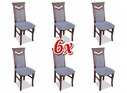 Restaurant Lehn Stuhl 6x Stühle Polster Neu Moderne Ess Zimmer Wohn Komplett Set