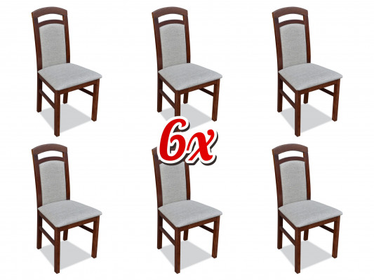 Komplett Gruppe Wohnzimmer 6x Stück Neu Esszimmer Stuhl Set Garnitur Lehn Stühle