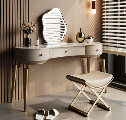 Schlafzimmer Möbel Designer Schminktisch Holzgestell Kosmetiktisch Neu