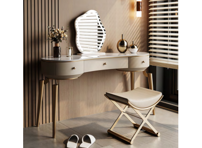 Schlafzimmer Möbel Designer Schminktisch Holzgestell Kosmetiktisch Neu