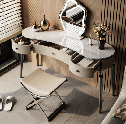 Schlafzimmer Möbel Designer Schminktisch Holzgestell Kosmetiktisch Neu