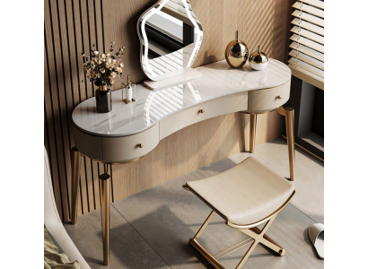 Moderner Schminktisch Schlafzimmer Möbel Frisierkommode 3x Schubladen