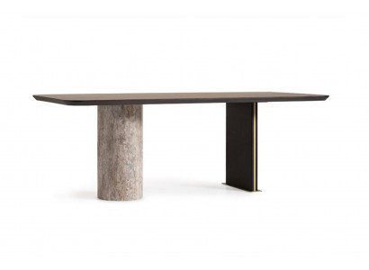 Esstisch Esszimmertisch Tisch Esszimmer Holz Braun 220 cm Moderne