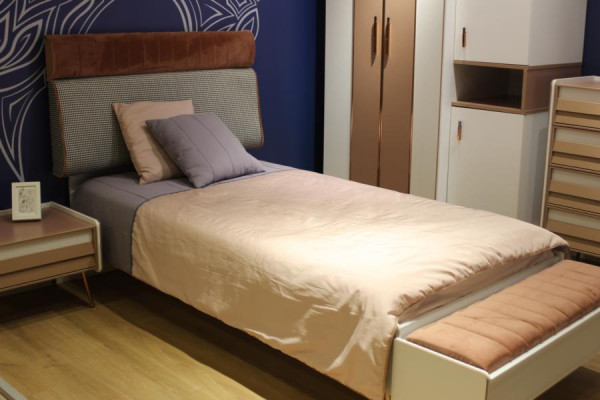 Kinderbett Modern Bett Jugendzimmer Bett 207 x 120 cm Kinderzimmer Neu