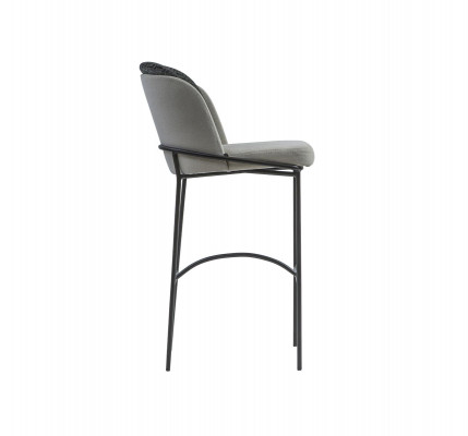 Esszimmer Barhocker Design Bar Stühle Polster Stuhl Moderne Grau