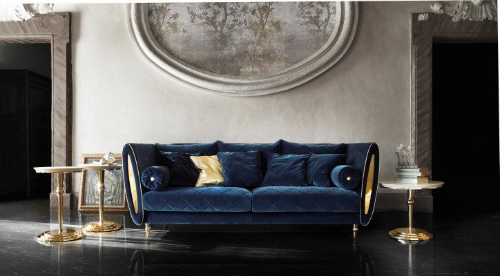 Sofagarnitur Sofa Couch 3 + 2 + 1 Wohnzimmer Designer Möbel Klassisch