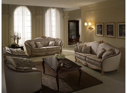 Sofagarnitur 3+2+1 Sitzer Arredoclassic Wohnlandschaft Sofas Couchen Polster Neu