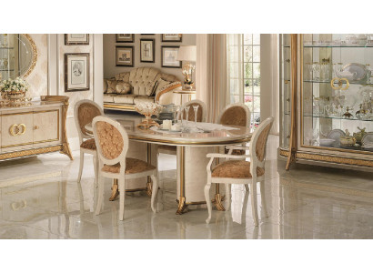 arredoclassic™ Esstisch 8 Stühle Esszimmer Tisch Rokoko Barock