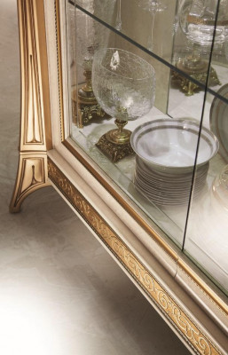 Vitrine Schrank Klassische Vitrinen Wohnzimmer Schränke Anrichte arredoclassic