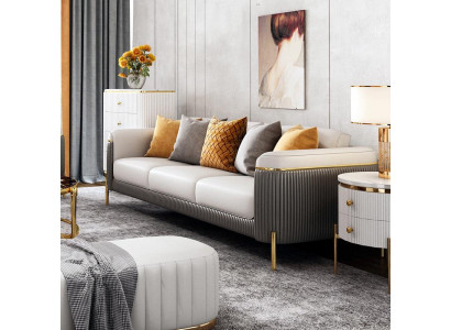 Sofagarnitur 321 Sitzer Set Design Sofa Polster Couchen Couch Modern Tisch Neu