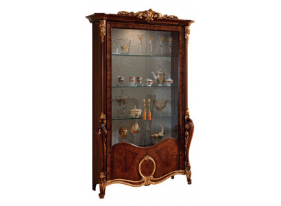 Luxus Vitrine Möbel Wohnzimmer Schrank Glas Vitrinen Designer Schränke Kommode