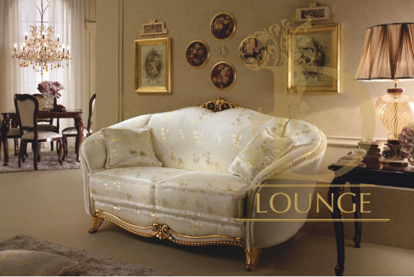 Sofa Couch 3 Sitzer ohne 2+1 Designer Möbel Klassische Barock Rokoko