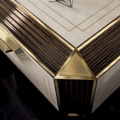 Kommode Spiegel Design Möbel Konsole Sideboard Anrichte Buffet arredoclassic