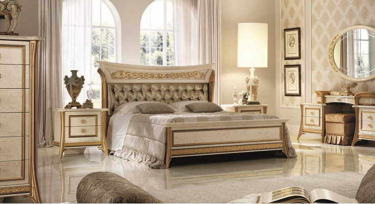 Klassisch Designer Holz Bett Schlafzimmer Edles Polster Möbel Doppel Betten Neu