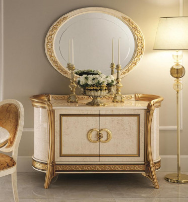 arredoclassic™ Kommode Spiegel Anrichte XXL Sideboard Lowboard Holz