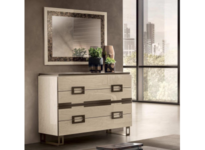 Set Kommode Spiegel Holz Kommoden Kommodenschrank Design Modern Gruppe Möbel
