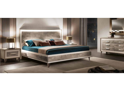 arredoclassic Italienisches Schafzimmer Möbel Design Garnitur Bett Nachttisch