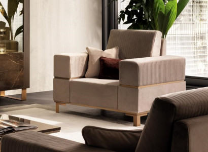 Design Luxus Sessel Chair Sofa 1 Sitzer Fernseh Lounge Chaise Sofa arredoclassic