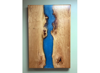 Epoxid harz esstisch echtes massive holz möbel wasserfall epoxy tisch Neu 200x90 