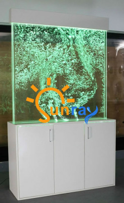 Trennwand Regal Schrank Wasserwand Dekorative Säule Wände Waterwall LED