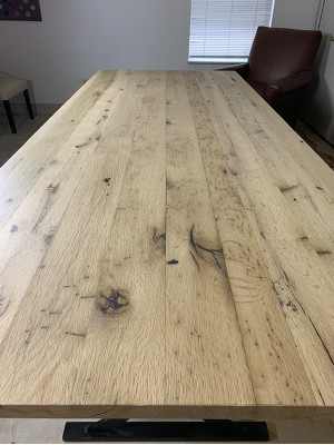 Echtes Holz Epoxidharz Esstisch River Table 260x90 Neu Tische Massiv