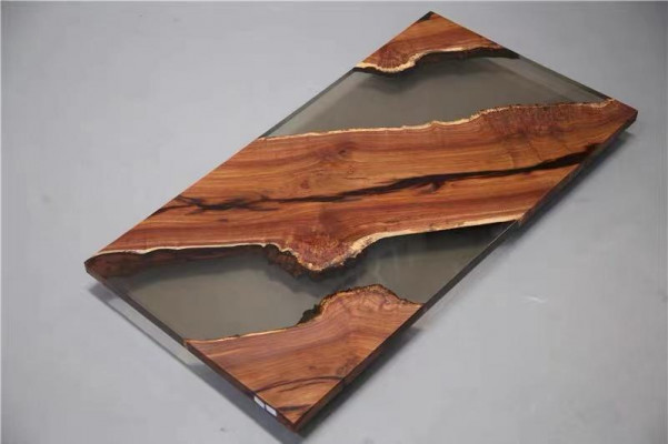 Esstisch River Table Echtes Holz Flusstisch Massiv Deko Epoxidharz Tische