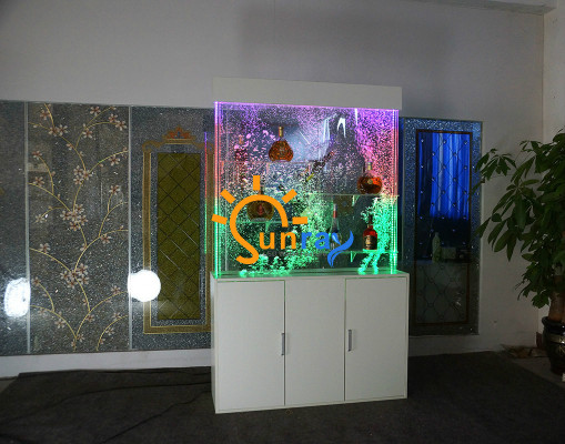 Wasser Wand Water Wall Säule Unterschrank Trennwand Ragal Vitrine