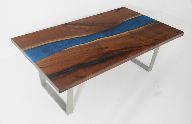 Designer Beistelltisch Couchtisch Epoxy Möbel Tisch Couchtisch Epoxidharz Tische