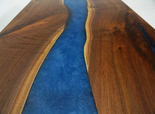 Designer Beistelltisch Couchtisch Epoxy Möbel Tisch Couchtisch Epoxidharz Tische