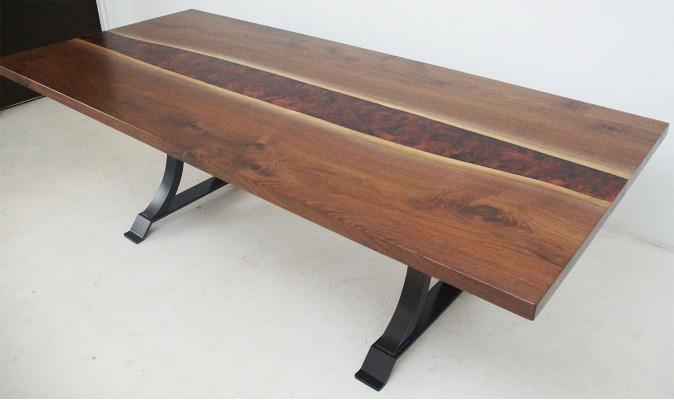 Wasserfall Tisch Besprechungs Ess Tische Küchentisch Epoxy Giess Harz 1qm Preis