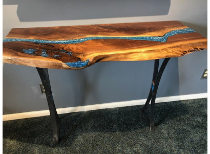 Konsolentisch Design Tisch Kommode Handgefertigter Epoxid Harz Tische