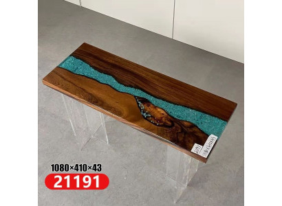 Konsolentisch Design Tisch Kommode Couchtisch Handgefertigter Epoxid