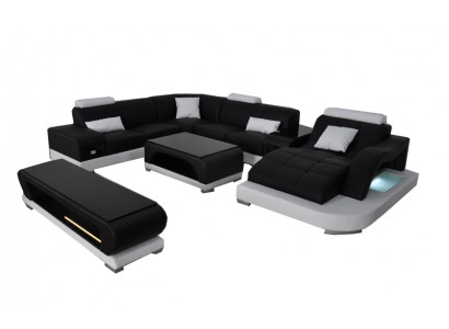 Sofa Couch Polster Sitz Ecke Moderne Couchen U Form Wohnlandschaft Garnitur Neu