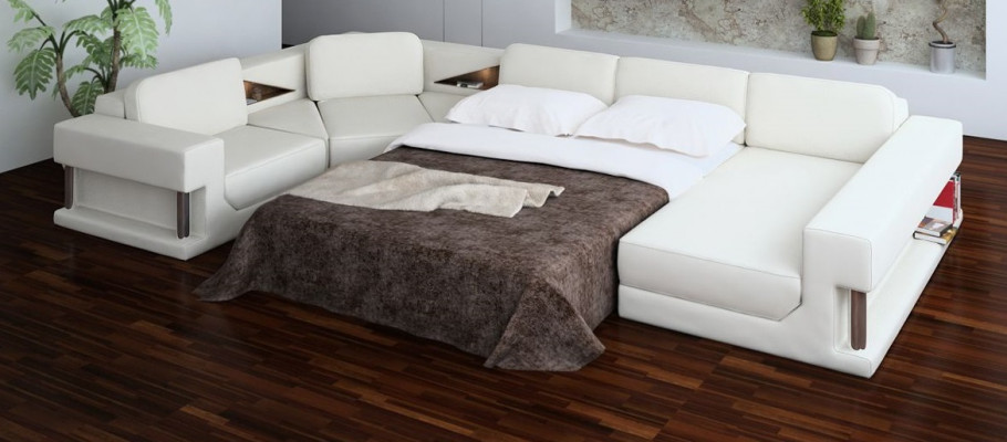 Wohnlandschaft Design Stoff Sofas Bettunktion Schlaf Couch Ecksofa U Form Sofa