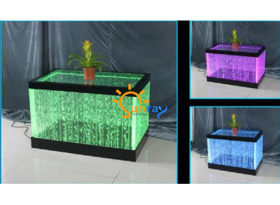 Design Tisch Couchtisch Wasser Säulen Säule Water Sofa Tische LED