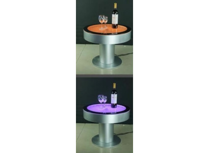 Design Tisch Couchtisch Wasser Säulen Säule Water Sofa LED Beleuchtet