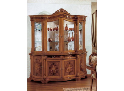 xxl Vitrinen Glas Schrank Echtholz Vitrine Anrichte Italienische Möbel Schränke